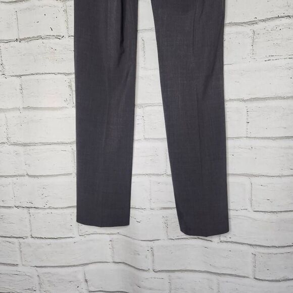 Theory Womens Gray Emery 2 Urban Virgin Wool Blend Stretch Dress Pants Size 4 - Picture 10 of 12